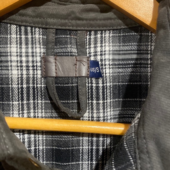 Men's Charcoal Shirt Jacket - Picture 7 of 7